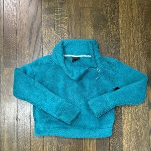All in Motion Girls Teal Fleece Pullover